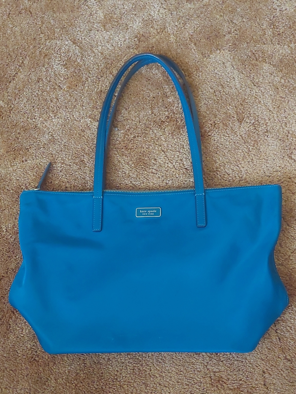 Kate Spade Niagra Blue nylon tote